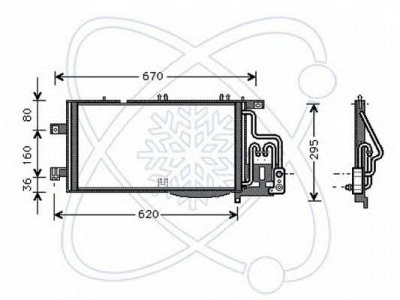 ELECTRO AUTO 30o0013 -  Конденсатор, кондиционер